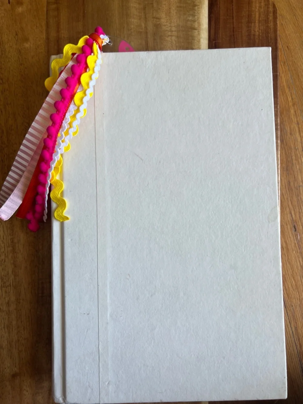Handmade Smiley Face & Daisy Keychain and Bookmark Set - Pink, Yellow, Orange